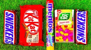 Распаковка ГИГАНТСКОЙ радужной леденцовой конфеты с нарезкой вкусных конфет