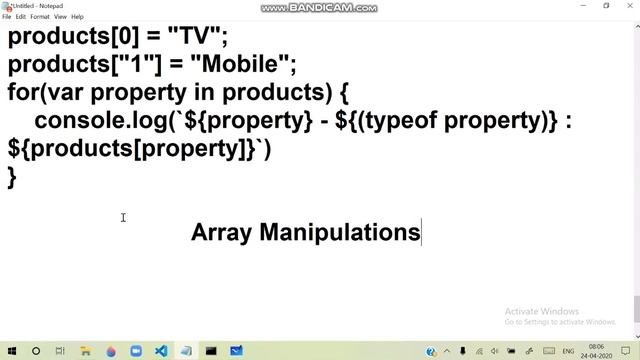 Typescript 38..what is Array in Typescript.. смотреть онлайн