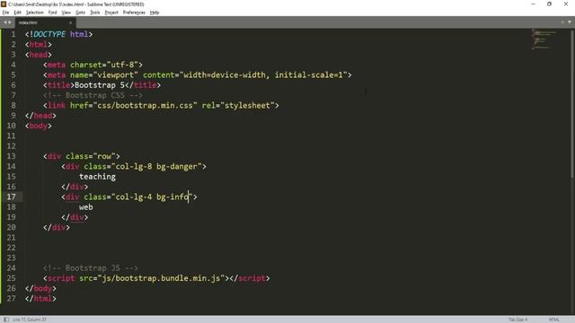 5. Grid Layout in Bootstrap 5 | Hindi - 2022 смотреть онлайн