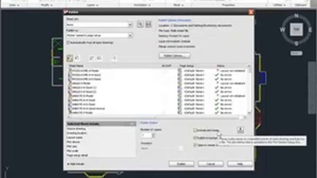 AutoCAD - Using Publish in Model Space смотреть онлайн