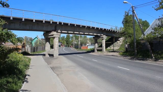 3 ж/д моста на линии Берёзки – Запсковье; тепловоз ТЭМ18ДМ-1255 смотреть онлайн