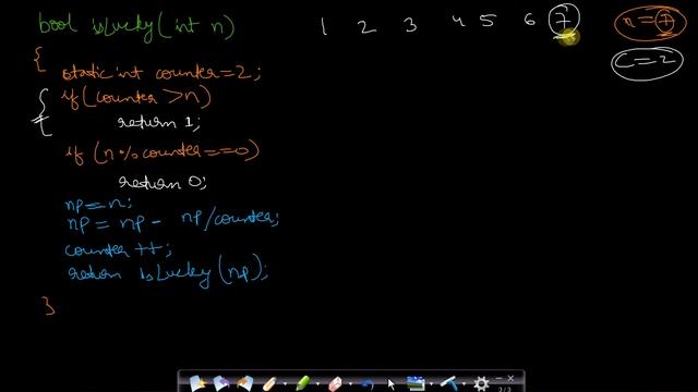 Lucky numbers programming interview question смотреть онлайн
