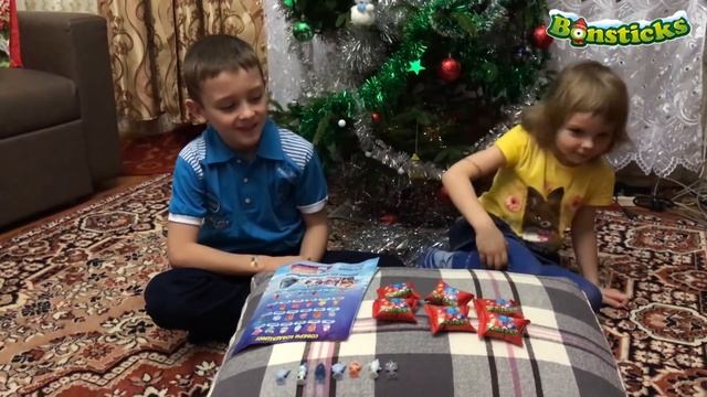 Бонстики 4. Большая распаковка. Угадываем кто внутри. Bonsticks 4. Big unpacking смотреть онлайн