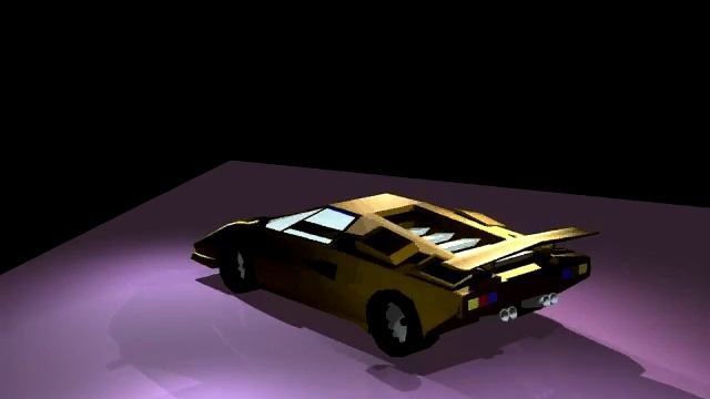 autocad car Lamborghini Countach смотреть онлайн
