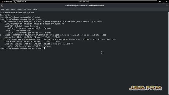 How to enable and disable ipv4 and ipv6 using nmtui command in Oracle Linux 8 смотреть онлайн