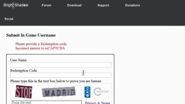 Bright Shadow S Donations, Account Creation and How to Reach GM смотреть онлайн