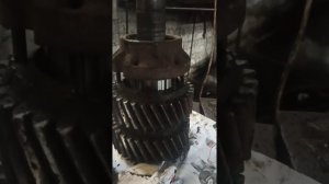 daf, замена подшипника привода вискомуфты