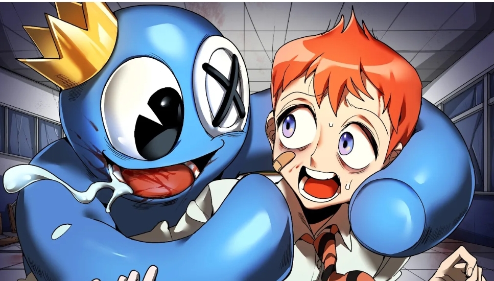 BLUE SAD BACK STORY - I'm not your class clown ｜ Rainbow Friends Animation смотреть онлайн