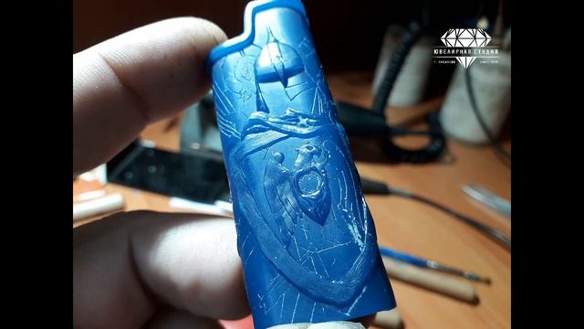 Техника работы с модельным воском Наплавление объёма. ##чехолдлязажигалки смотреть онлайн