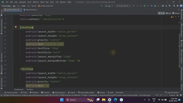 Counter App in Android using Kotlin language смотреть онлайн