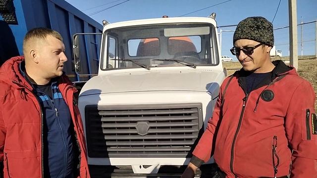 Поздравляем Юрия с покупкой автомобиля Газон 3309 ассенизатор смотреть онлайн