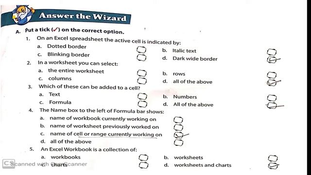 Class 5 :- Revision ( chapter 6 :- Fun with Excel 2016 ) смотреть онлайн