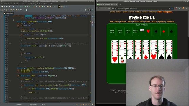 [TAS] Freecell game in 0:21, OCR with Java (★★★) смотреть онлайн