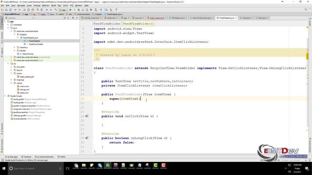 Android Studio Tutorial - RSS Reader смотреть онлайн