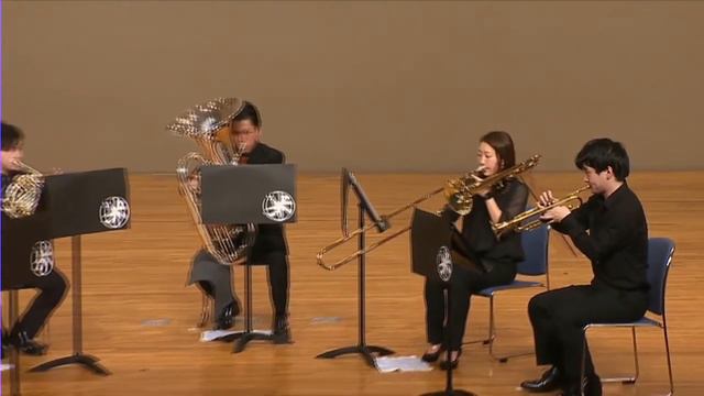 【金管アンサンブル】「金管五重奏曲第1番変ロ短調」　第1楽章・第3楽章/V.エワルド　【こめつぶBRASS ENSEMBLE vol.2】 смотреть онлайн