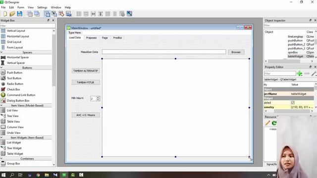 UI PyQt5 Designer untuk aplikasi Cluster metode AHC + K-Means berbasis dekstop смотреть онлайн