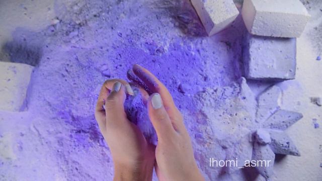 Dusty Plain And Lavender Gymchalk Crush ASMR