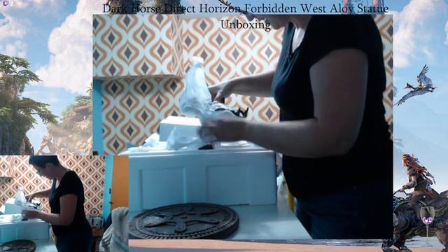 ALOY Forbidden West Dark Horse Direct Statue Unboxing смотреть онлайн