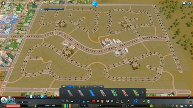 Noob VS Pro VS Modder - Building the perfect suburb in Cities: Skylines смотреть онлайн