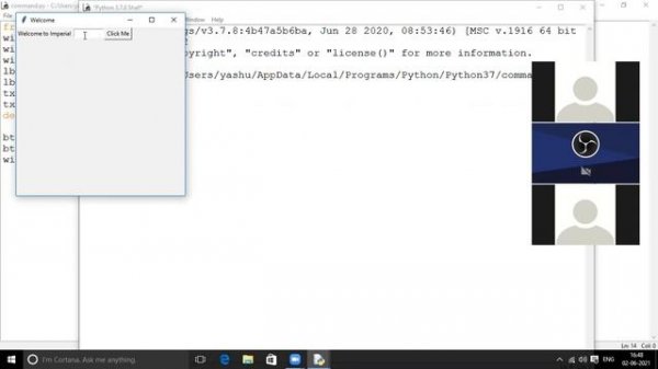 python tkinter 2nd class