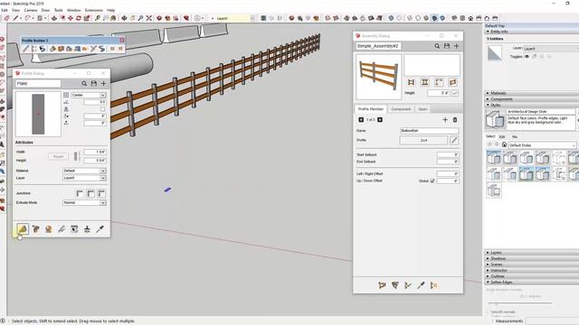 Getting Started with Profile Builder for SketchUp - Creating a Stud Framed Wall! смотреть онлайн