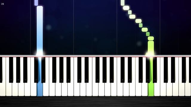 Undertale - Megalovania - EASY Piano Tutorial by PlutaX смотреть онлайн