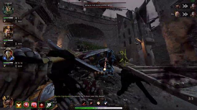 Warhammer Vermintide 2 Screaming Bell Cata Onslaught (eng sub) смотреть онлайн