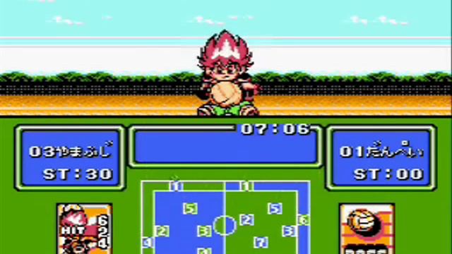Honoo no Doukyuuji - Dodge Danpei (NES Dodgeball RPG) смотреть онлайн