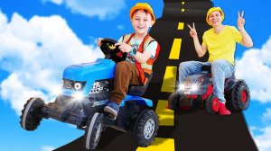 Играем в стройку в Городе строителей! Отдых в Москве - Куда сходить с детьми | Видео для мальчиков