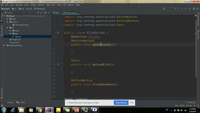 FileUpload Using Selenium (Sendkeys) смотреть онлайн