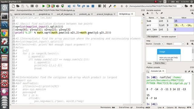 32. Find the Euclidean distance of two points смотреть онлайн