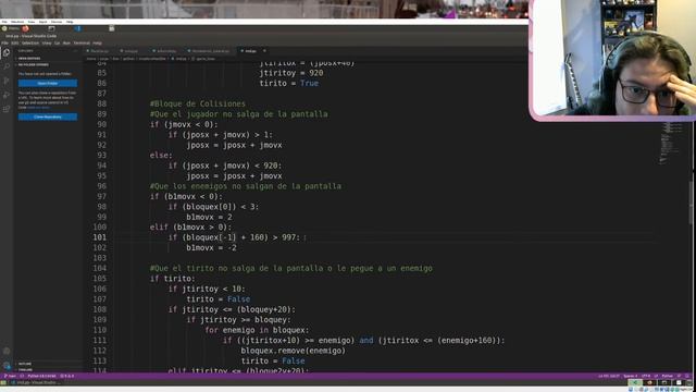 PROGRAMANDO un video juego de SPACE INVADERS en PYTHON смотреть онлайн