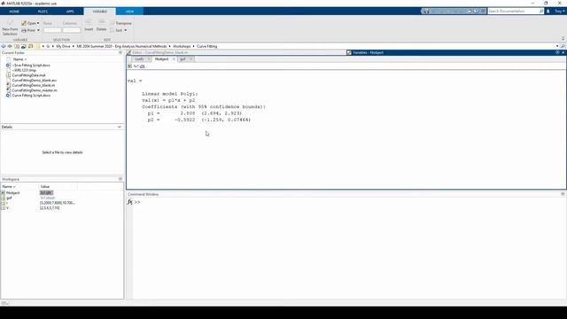 07b: Curve Fitting in MATLAB смотреть онлайн