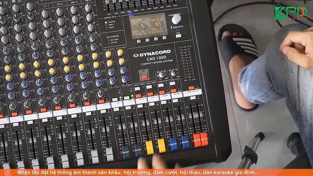 Hướng dẫn sử dụng mixer Dynacord CMS 1000 | Sử dụng chống hú monitor trên mixer CMS 1000 có sai ? смотреть онлайн