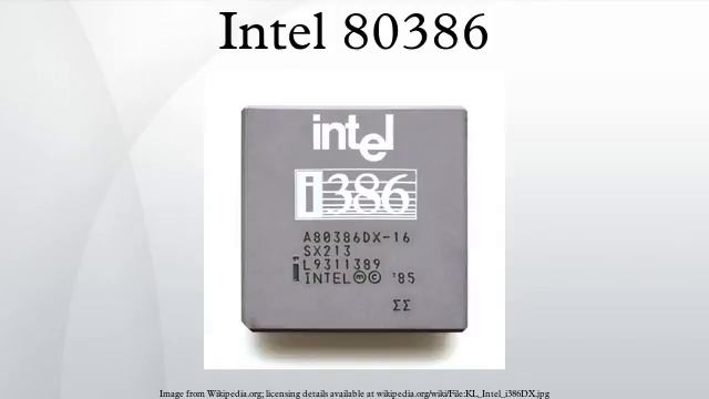 Intel 80386 смотреть онлайн