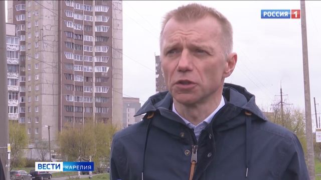 В петрозаводском районе Древлянка идет замена электрических опор смотреть онлайн