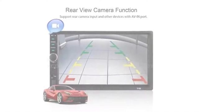 New 7" 2 Din Touch Screen Car MP5 Player Bluetooth Stereo FM Radio USB/TF AUX In смотреть онлайн