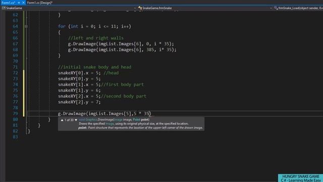 C# | Hungry Snake Game - Part 3 | WinForms |Visual Studio | EZ TechTalk смотреть онлайн