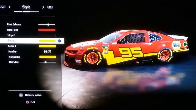 How To Make NASCAR Lightning McQueen In NASCAR Heat 4 - KoopaCars3Clone смотреть онлайн