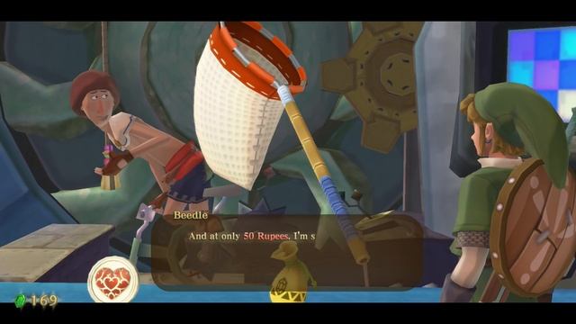 Lets Play Skyward Sword HD - Part 6 - BEEDLE!! смотреть онлайн