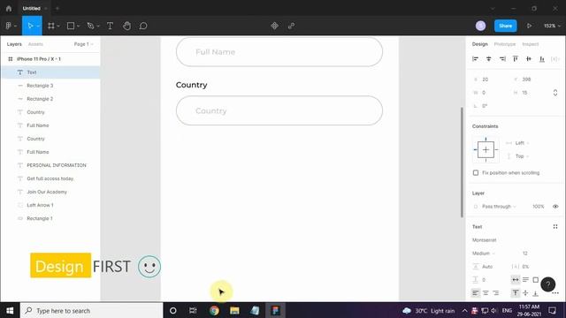 Sign up Page Design in Figma | Sign Up screen Design in Figma | Mobile App design in Figma смотреть онлайн