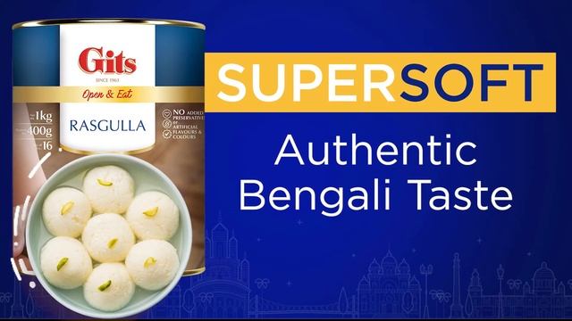 Gits Open & Eat Rasgulla - Authentic Bengali Supersoft Rasgulla смотреть онлайн