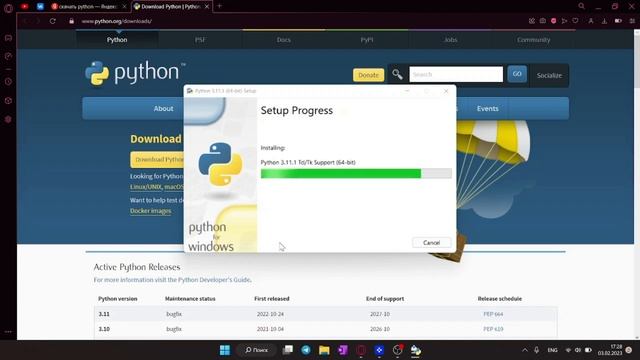 Установка компилятора для Python смотреть онлайн