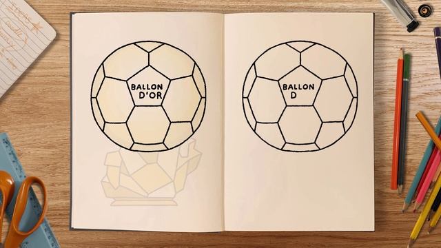 How To Draw: BALLON D'OR TROPHY (easy step by step tutorial) смотреть онлайн