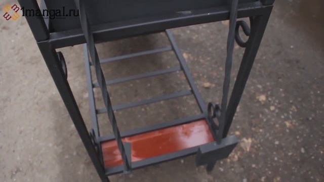 Профессиональный мангал для дачи с крышей ММ18МН смотреть онлайн