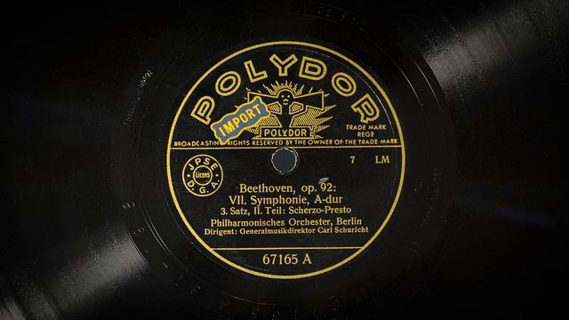 Carl Schuricht conducts Beethoven Symphony No. 7 - BPO 1937 смотреть онлайн