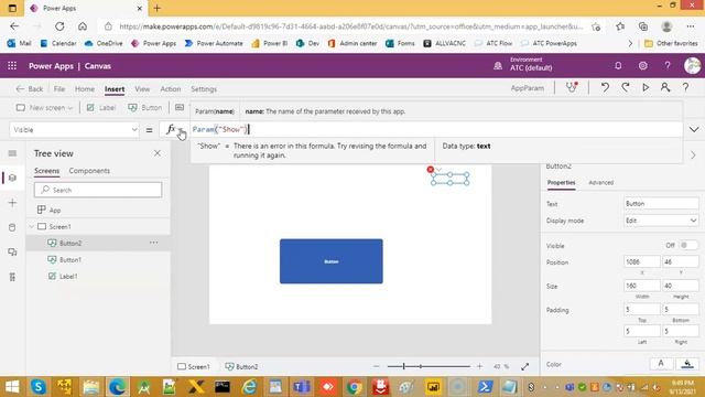 Lesson211 - Param QueryString Variable - Power Apps 1000 Videos смотреть онлайн