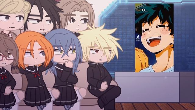 прошлые одноклассники Деку реагируют на будущее || Deku's past classmates react to the future|| p.1 смотреть онлайн