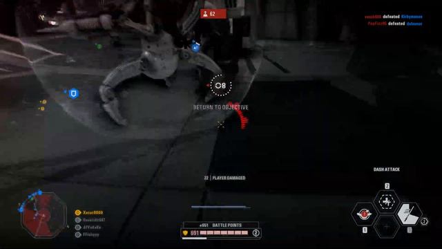 Yoda Killstreak on Kamino - Galactic Assault Gameplay смотреть онлайн