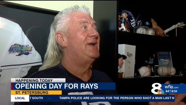 Rays superfan celebrates team's anniversary season смотреть онлайн